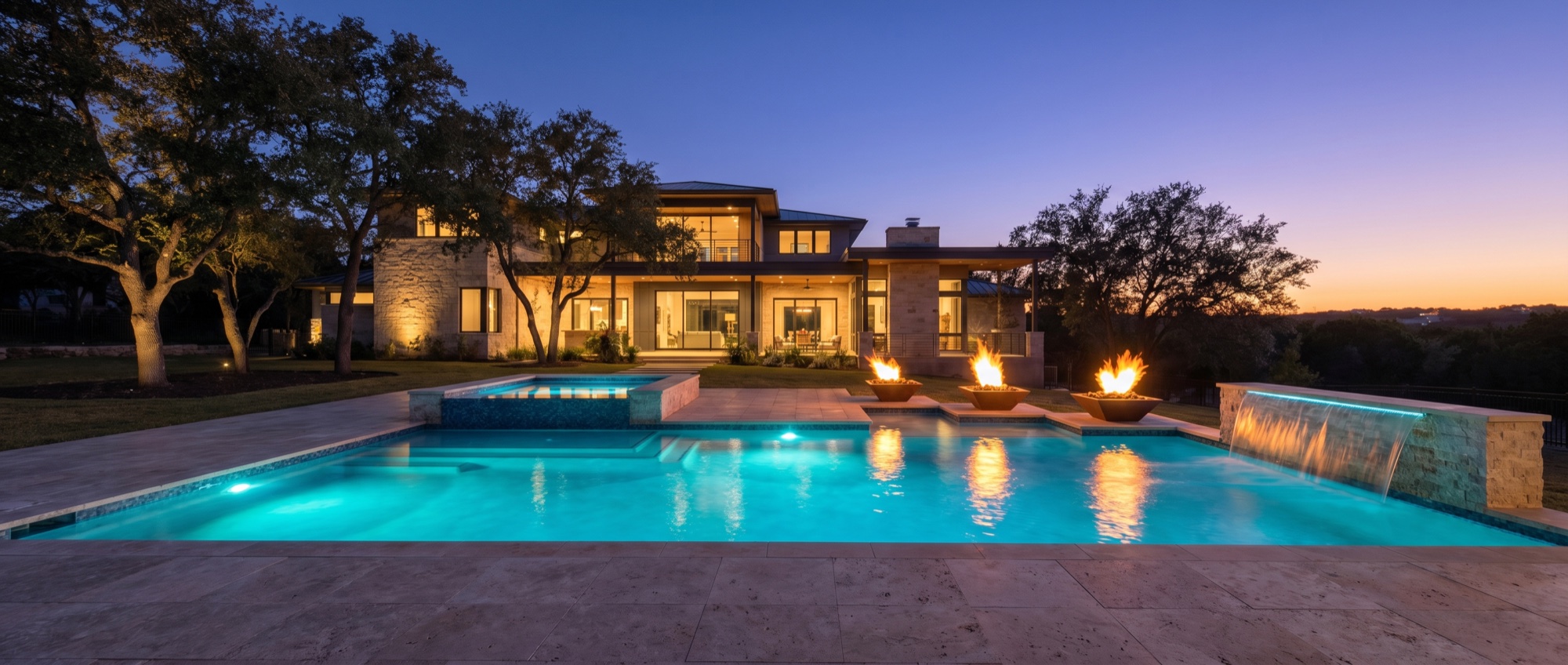 The Georgetown Retreat — Pack Custom Pools, Greater Austin